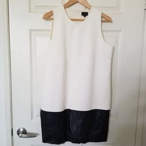 Banana Republic Dress Faux Ostrich Leather Size 8